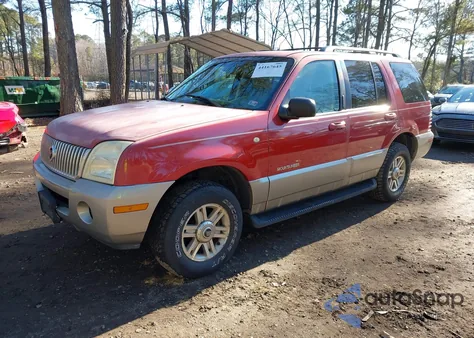 2002 Mercury Mountaineer из США, поврежденный, VIN 4M2ZU86E12ZJ19665